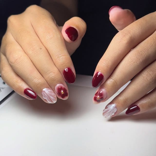 Hasil nail art untuk promo Promo Kemerdekaan